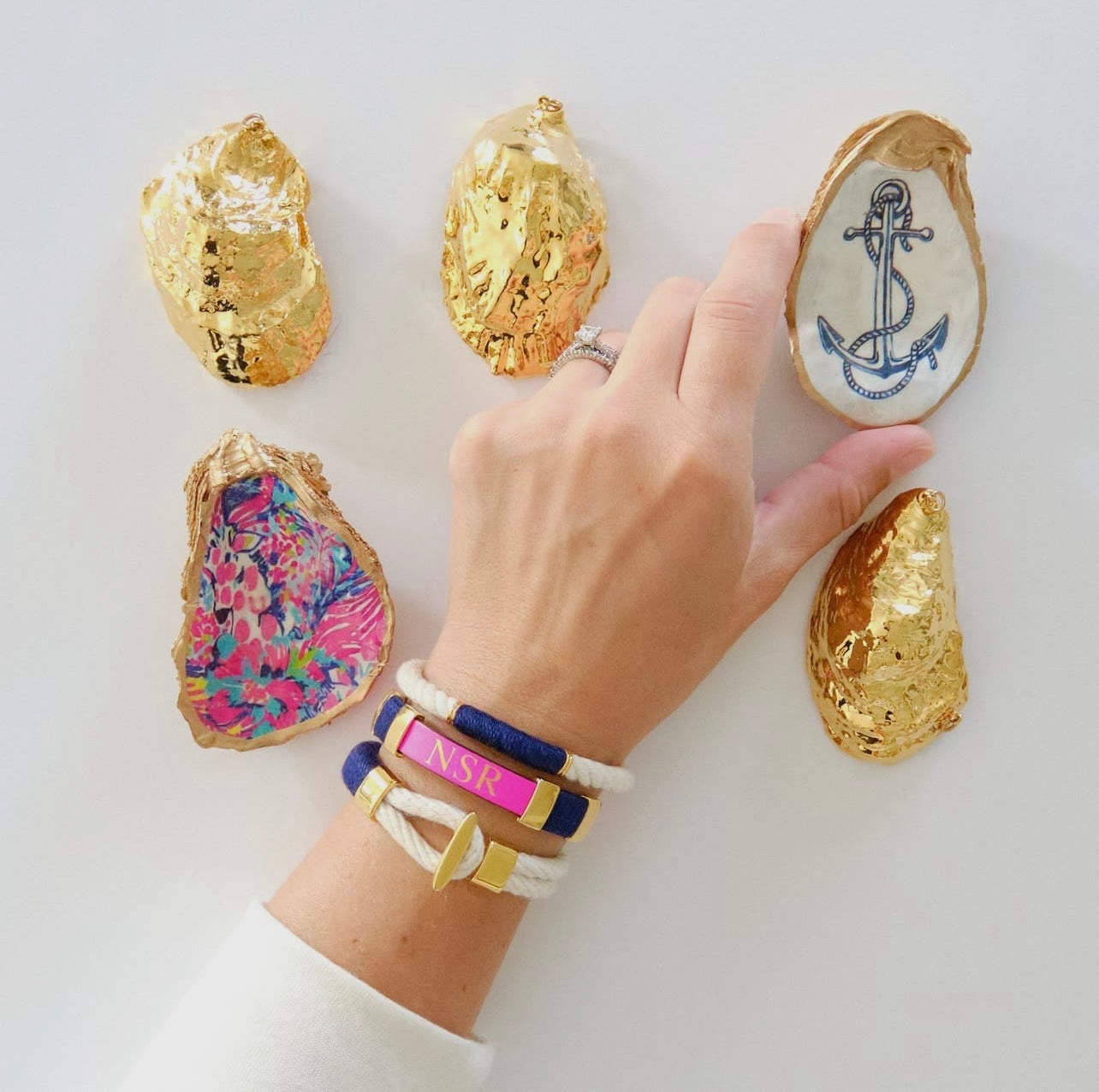 Gumbo Limbo Collection - bright artsy oyster shell