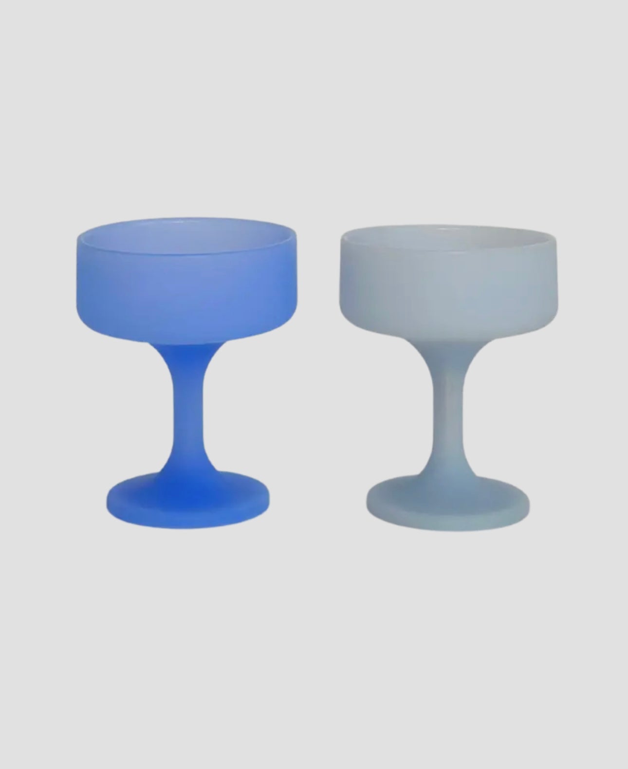 Unbreakable silicone cocktail glasses - sky & kingfisher