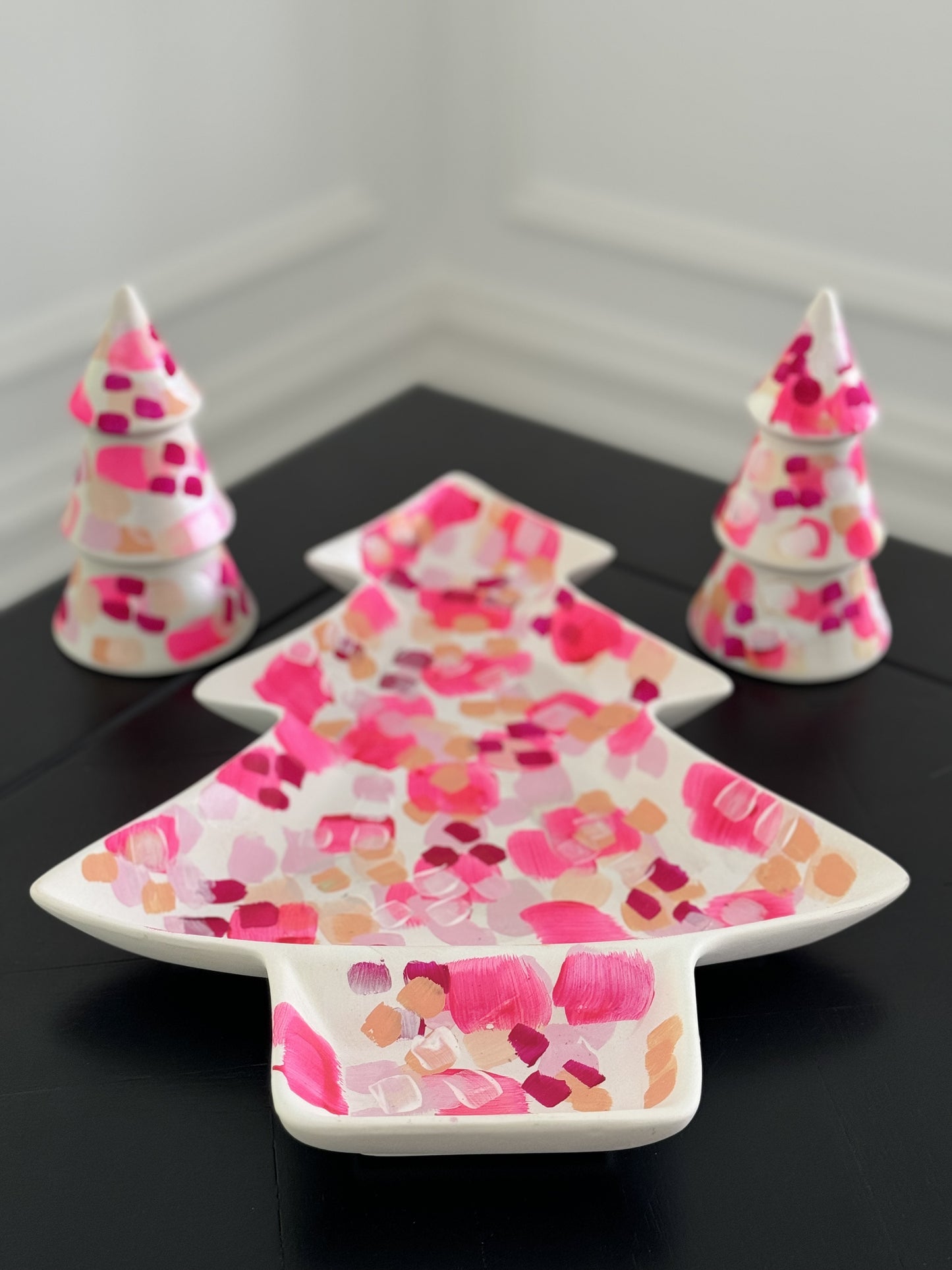 Pink tree table decoration