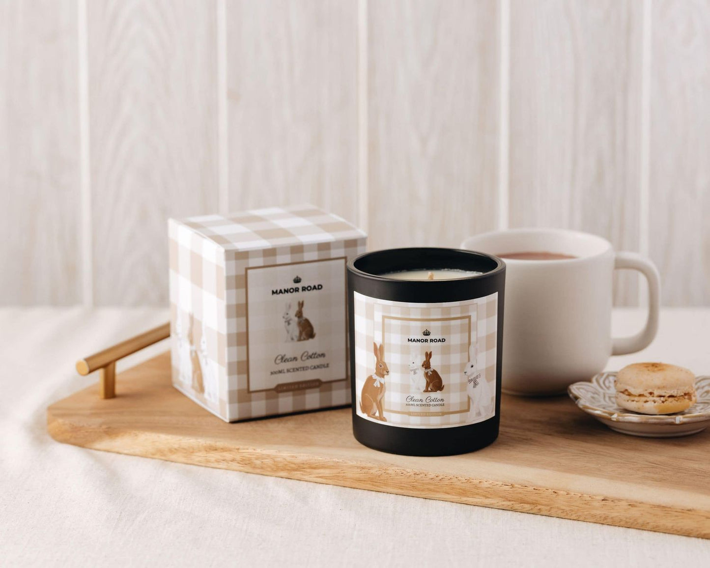 Hare cotton candle