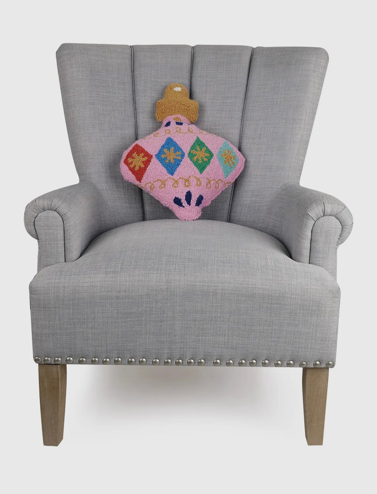 Christmas bauble hook pillow