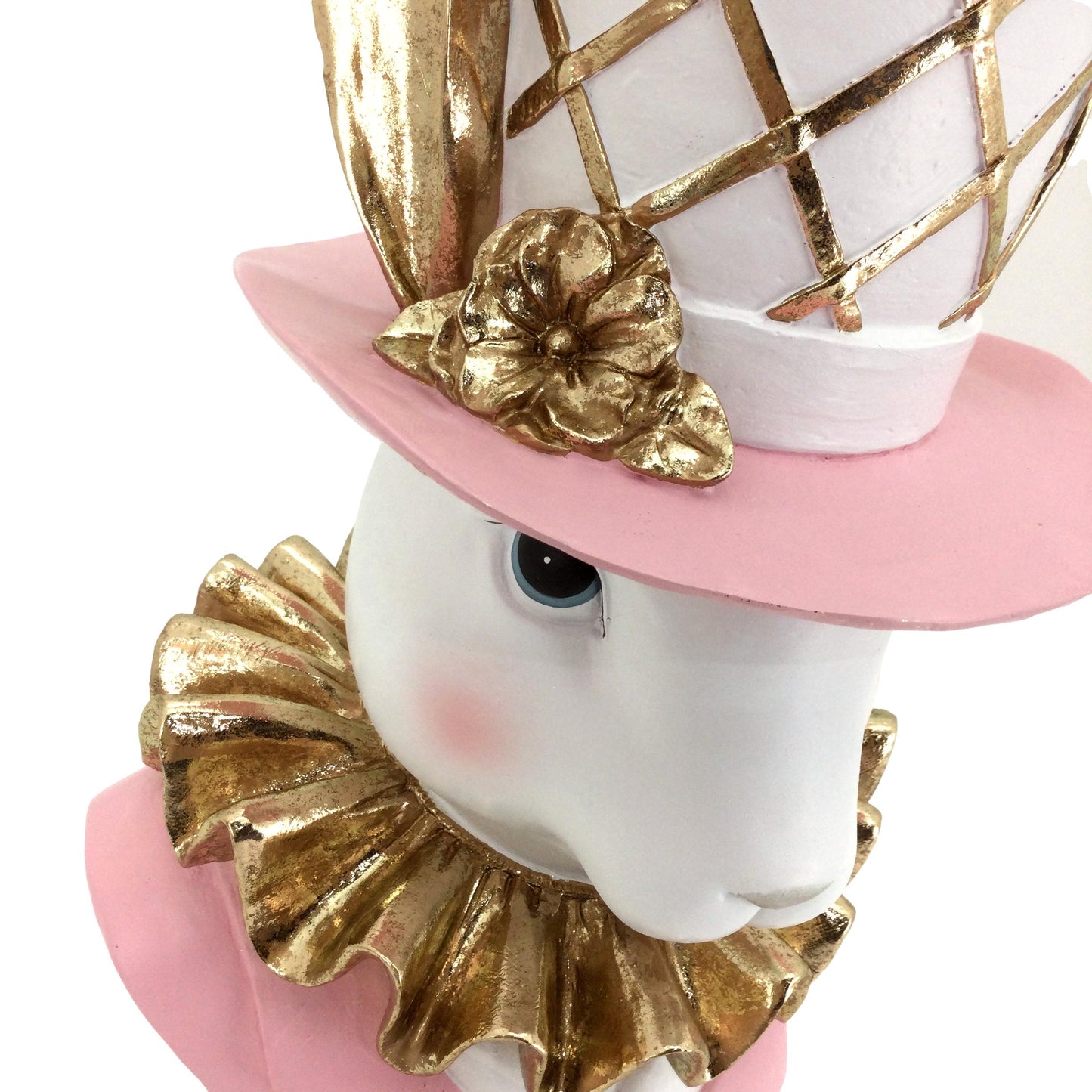 Deluxe mad hatter bust/planter - pink