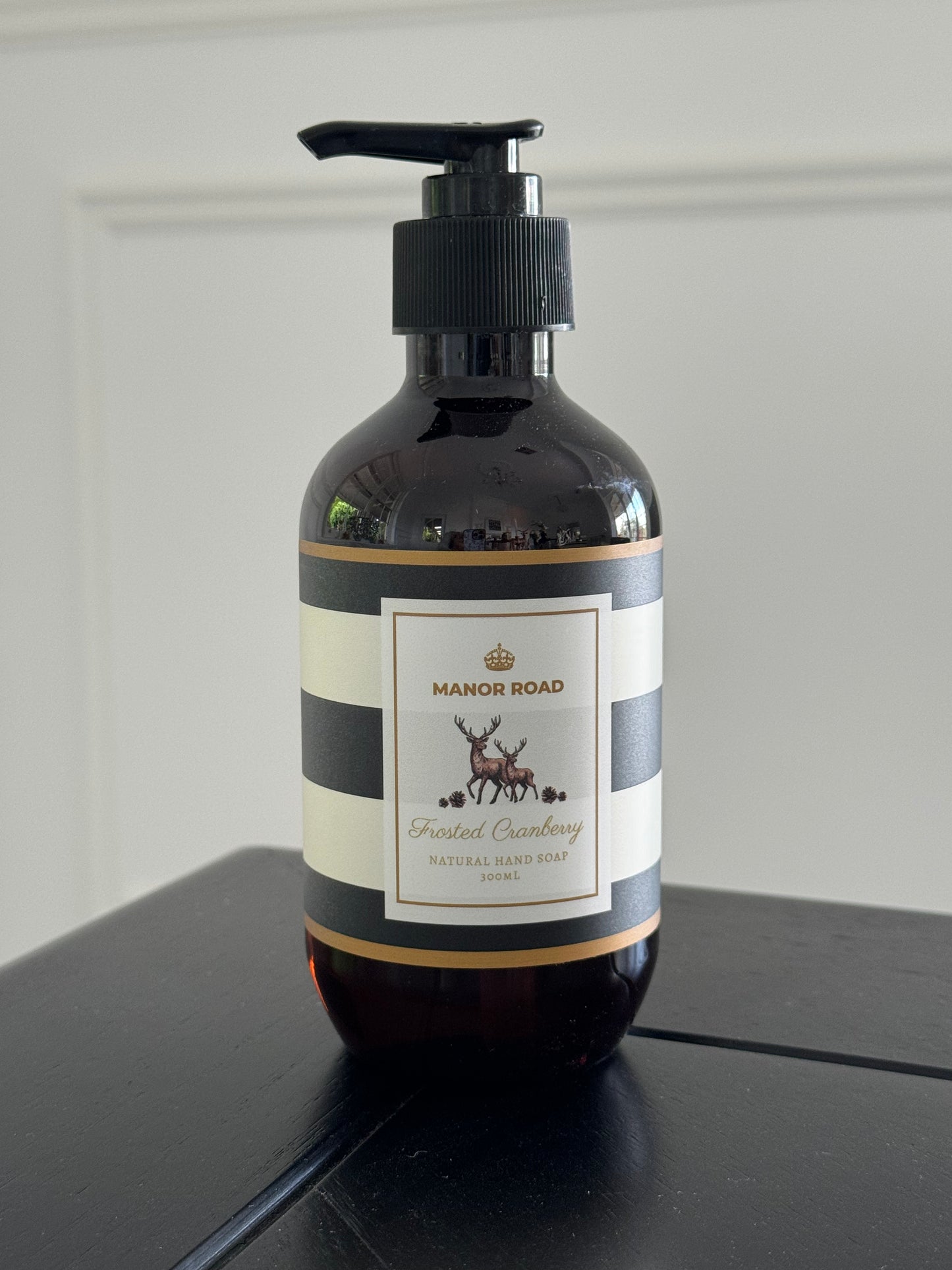 Frosted cranberry hand-soap