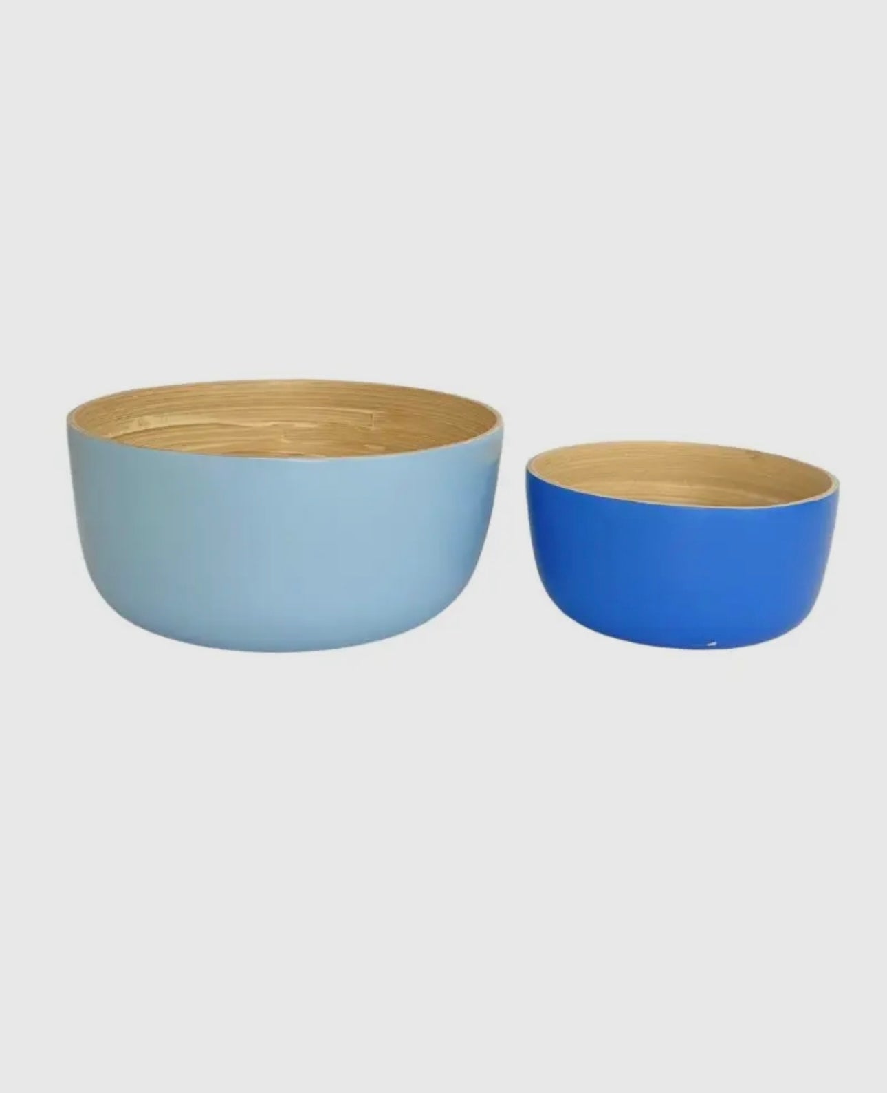 Biodegradable bamboo bowls - sky & kingfisher