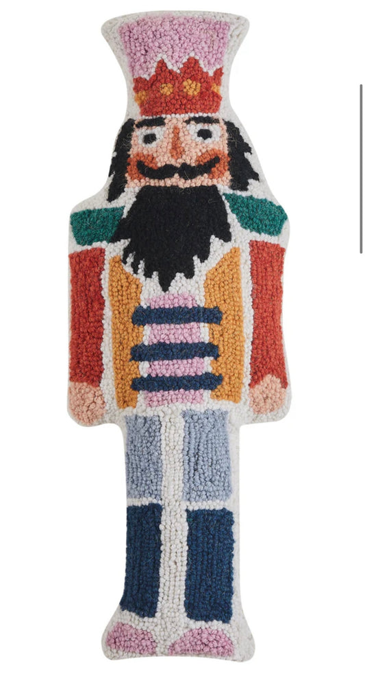 Nutcracker Christmas hook pillow