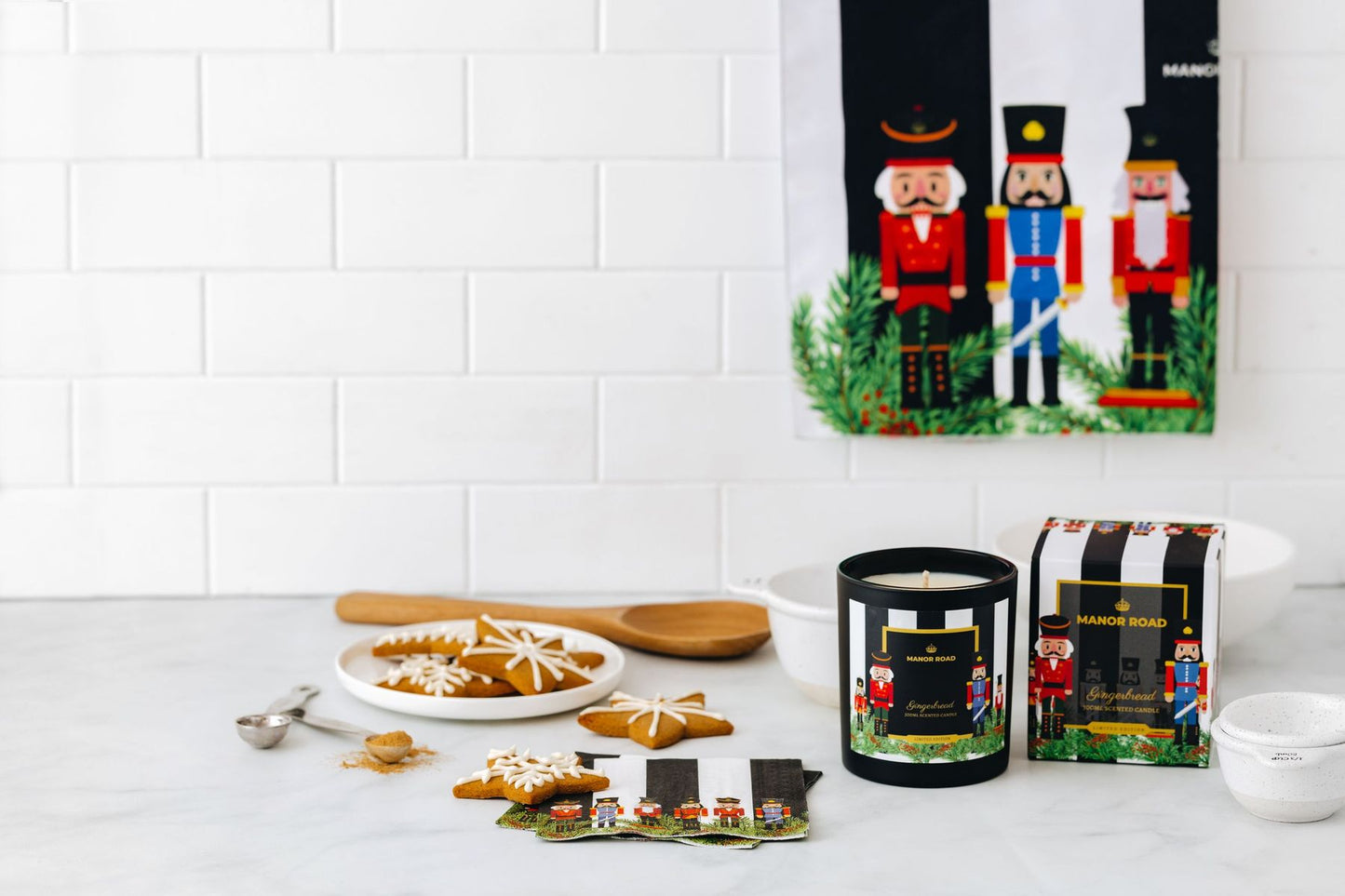 Gingerbread candle
