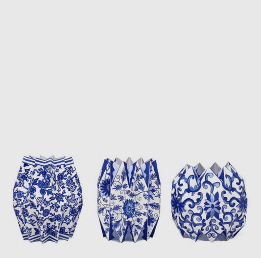 Chinoiserie paper vase wraps