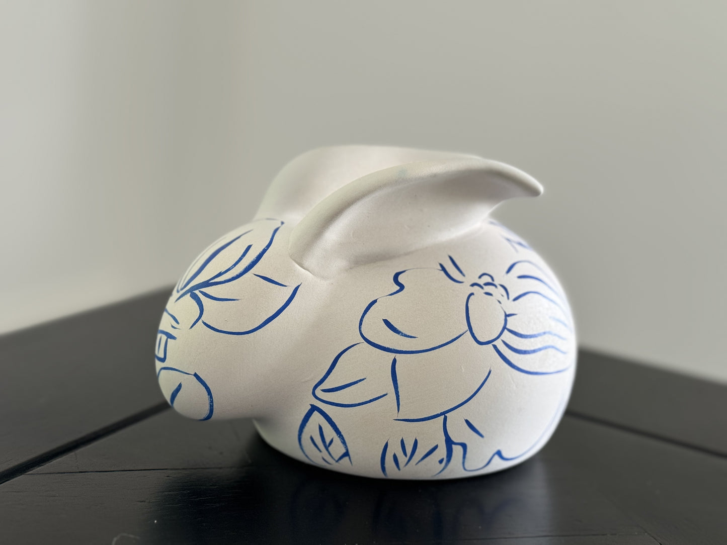 Magnolia hand-painted bunny - large