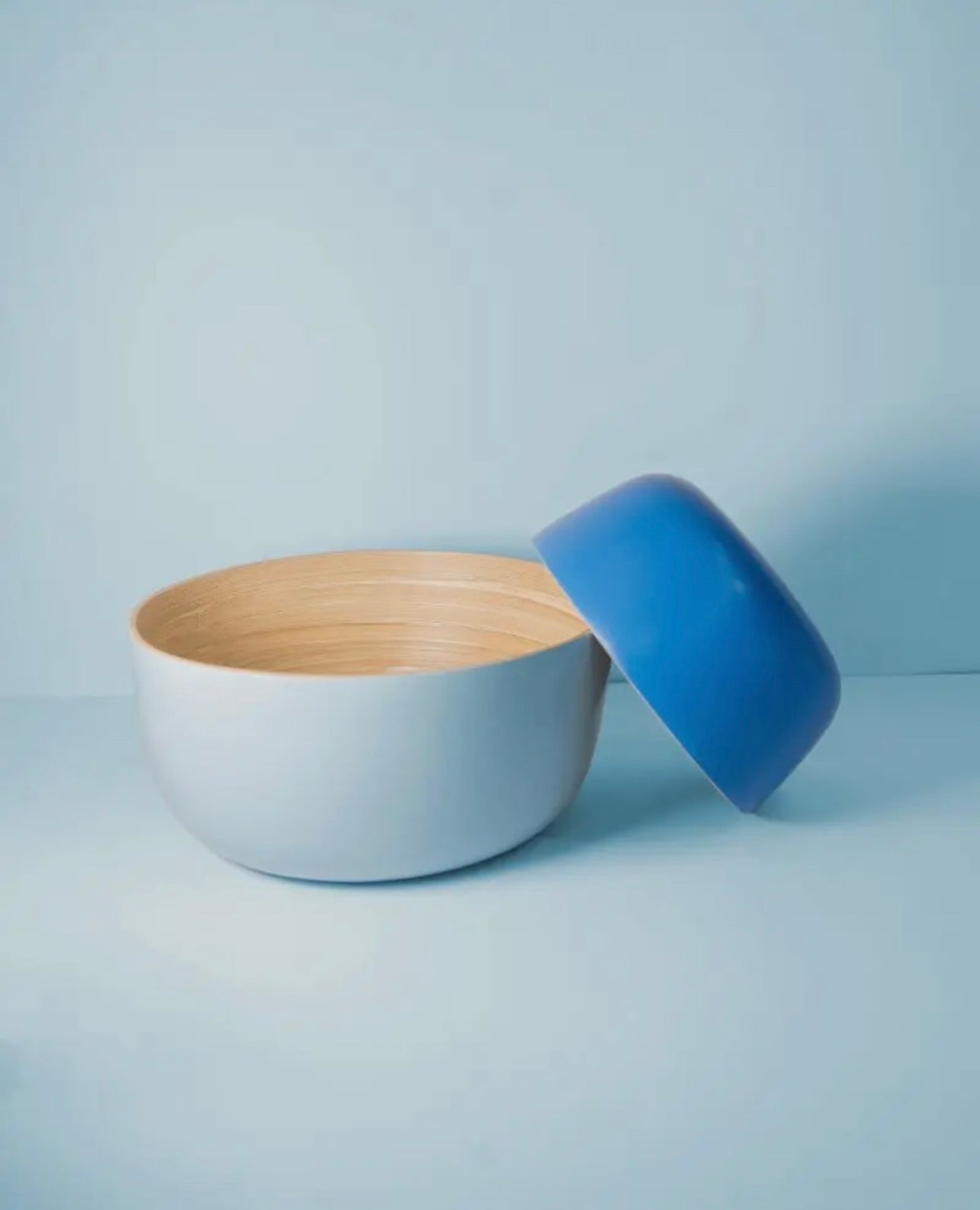 Biodegradable bamboo bowls - sky & kingfisher