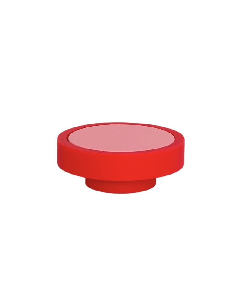Unbreakable silicone coasters - cherry & blush