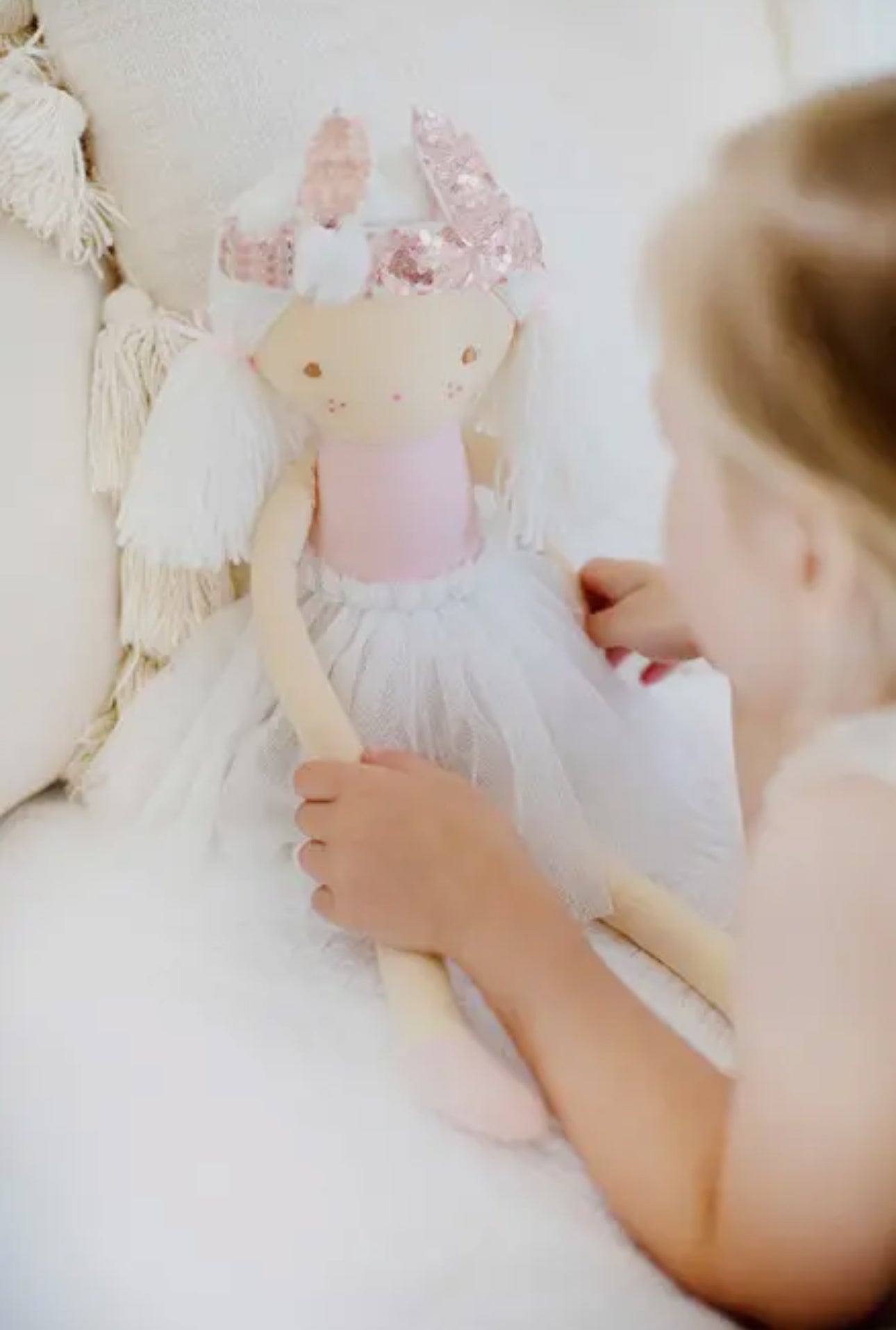 Sienna bunny crown doll