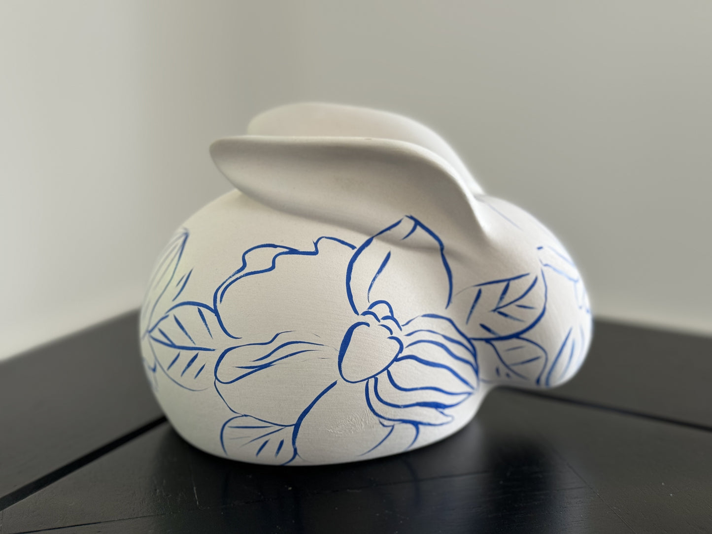 Magnolia hand-painted bunny - large