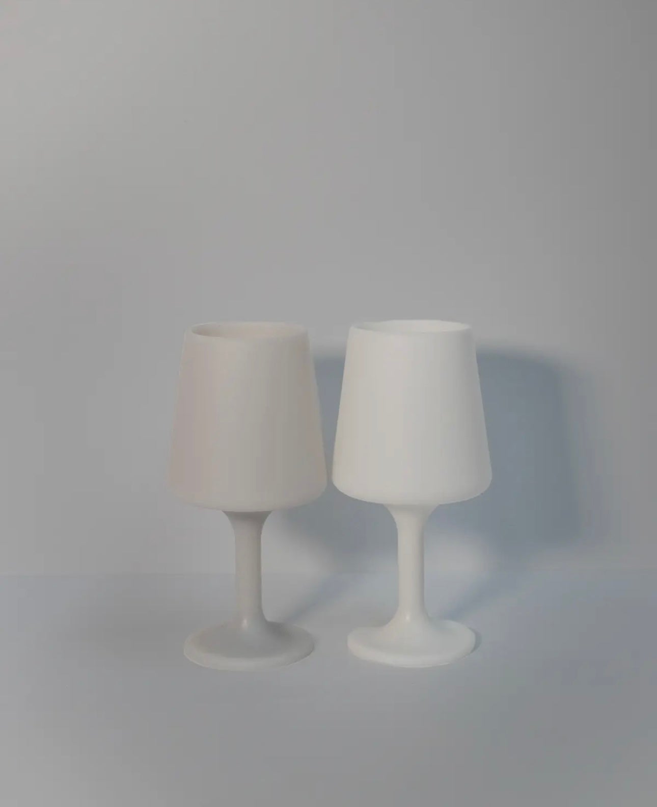 Unbreakable silicone wine glasses - blanc & dove