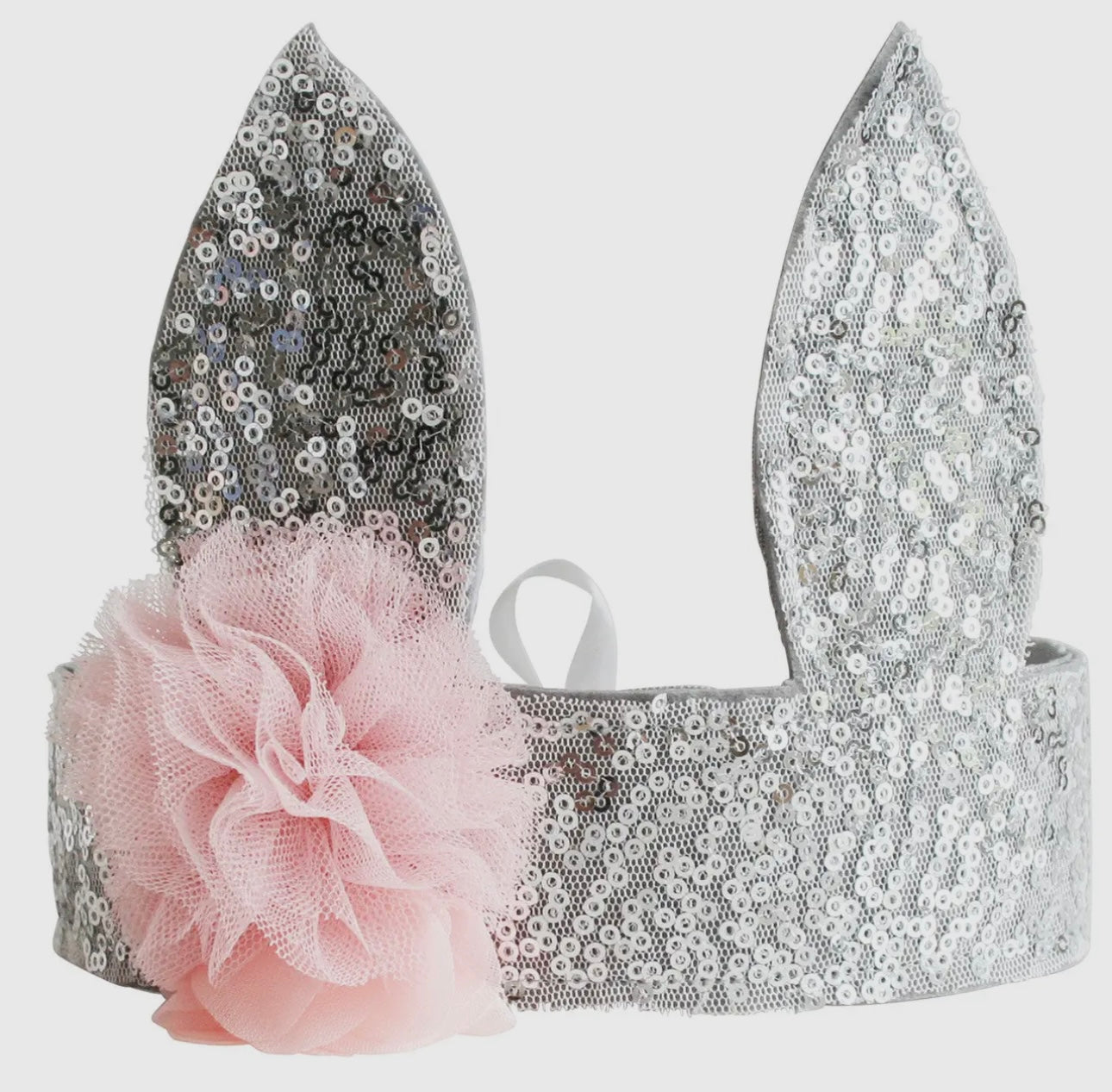 Sequin bunny crown