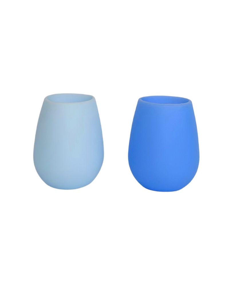 Unbreakable silicone glasses - sky & kingfisher