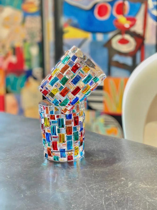 Antoni hand-painted crystal tumbler