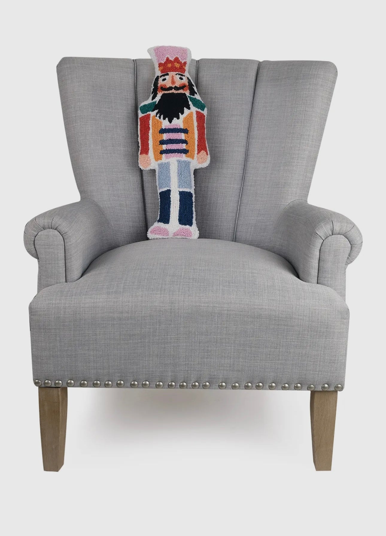 Nutcracker Christmas hook pillow