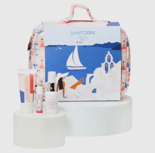 Santorini jet-set pack