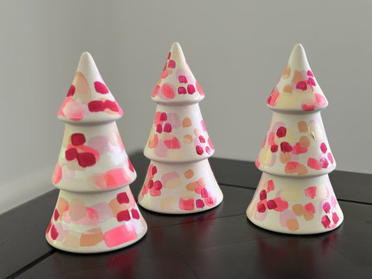 Pink tree table decoration