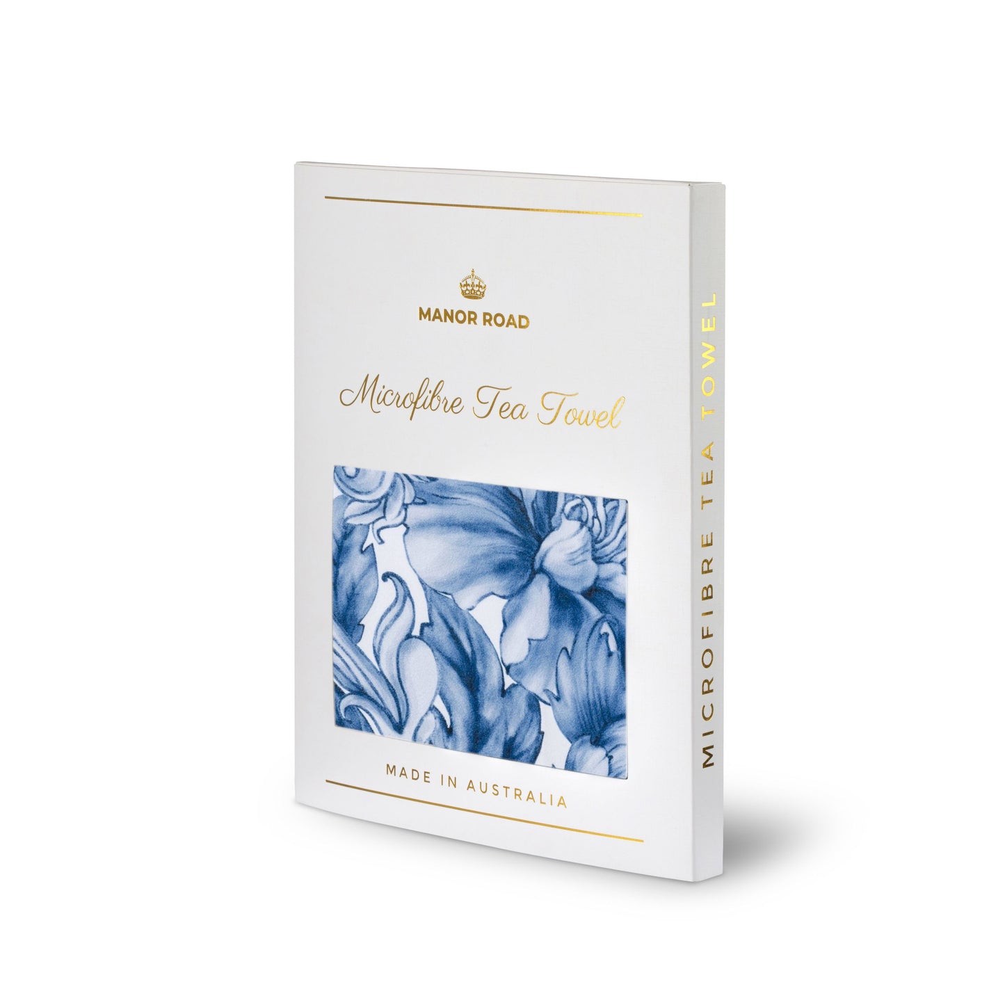 Peony wallpaper microfibre tea towel