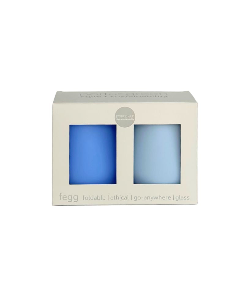 Unbreakable silicone glasses - sky & kingfisher