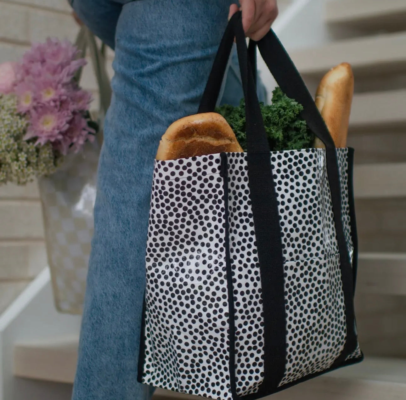 Speckle water-resistant daily bag