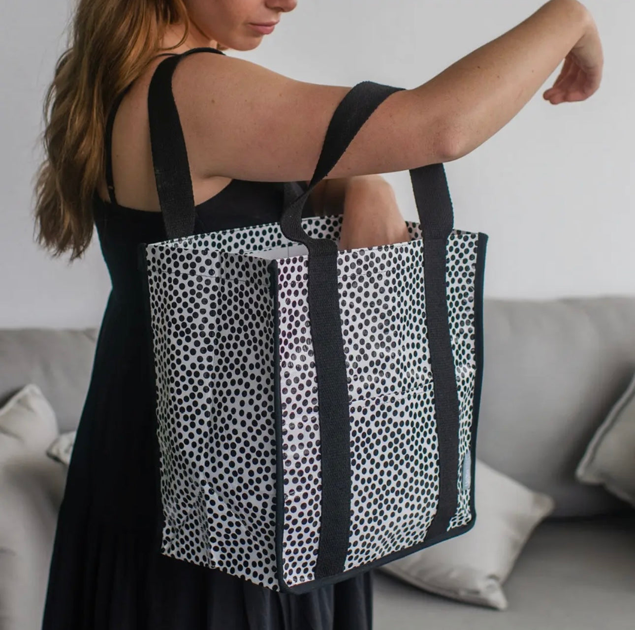 Speckle water-resistant daily bag