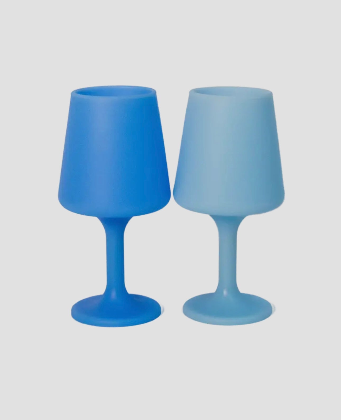 Unbreakable silicone wine glasses - sky & kingfisher