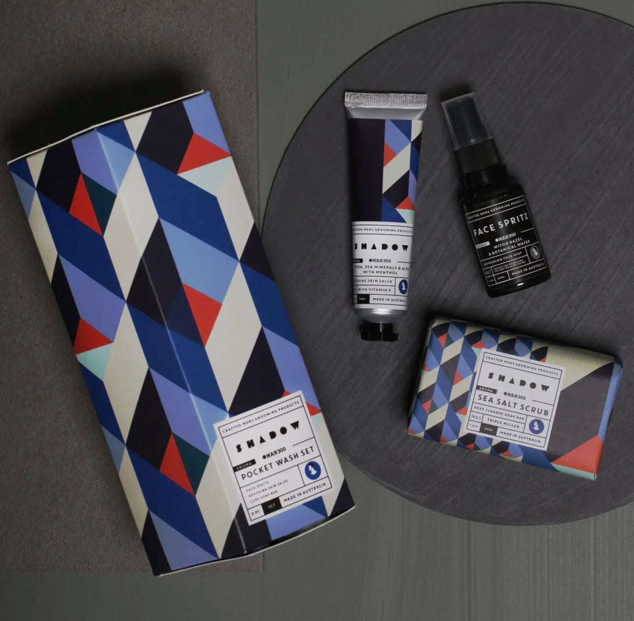 Shadow - men’s pocket wash set